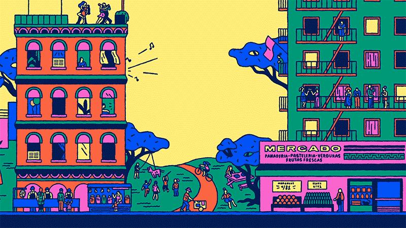 Hispanic Heritage Month animated end card